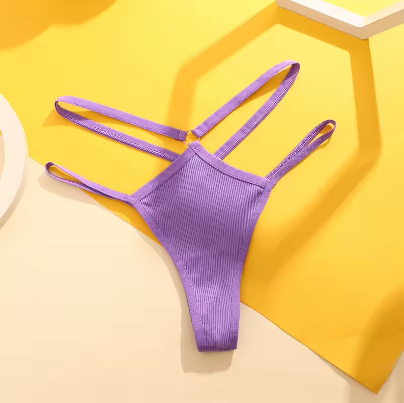 Women’s Cotton G-String | Seamless Low Waist Thong | Breathable Soft Stretch Underwear