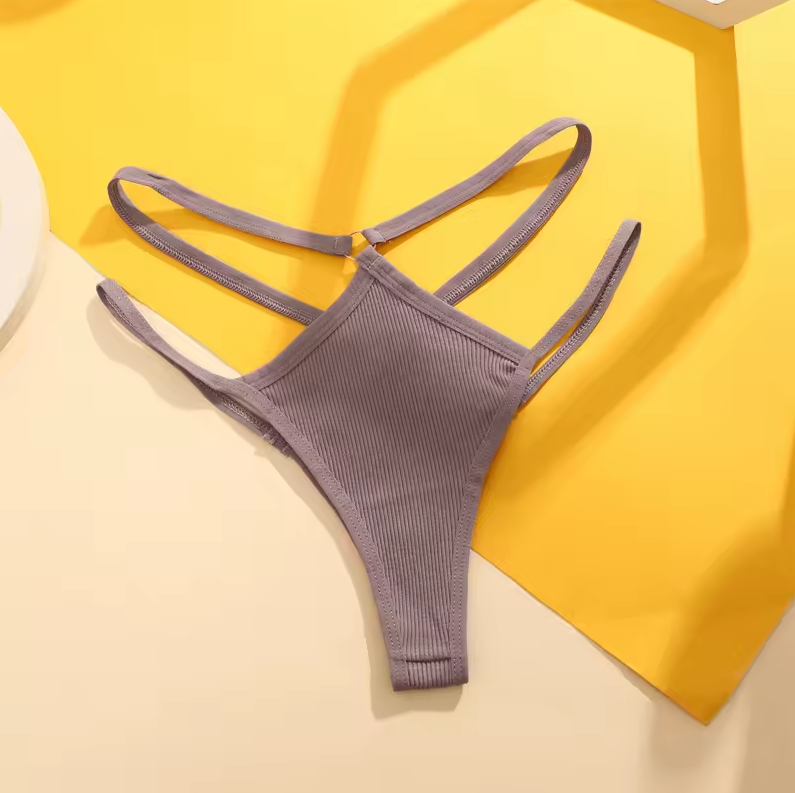 Women’s Cotton G-String | Seamless Low Waist Thong | Breathable Soft Stretch Underwear