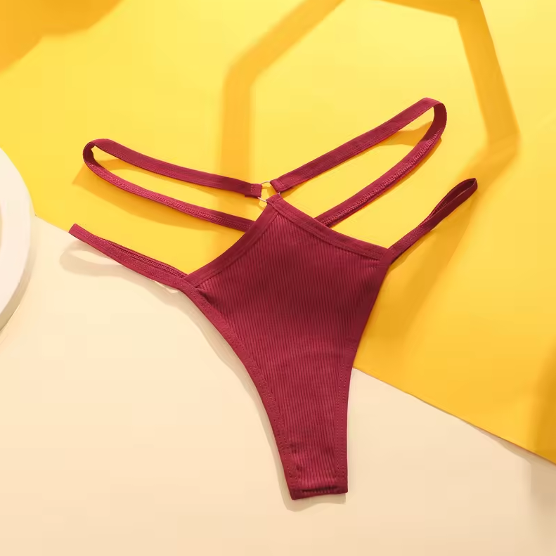 Women’s Cotton G-String | Seamless Low Waist Thong | Breathable Soft Stretch Underwear
