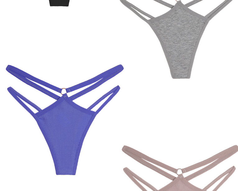 Women’s Cotton G-String | Seamless Low Waist Thong | Breathable Soft Stretch Underwear