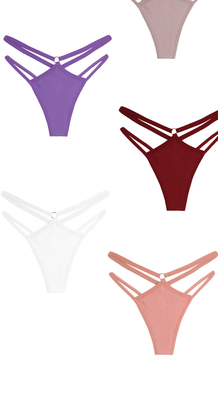 Women’s Cotton G-String | Seamless Low Waist Thong | Breathable Soft Stretch Underwear
